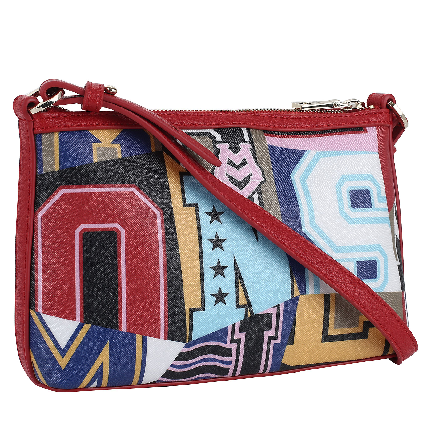 Сумочка со съемным плечевым ремешком Love Moschino Graphic Alphabet