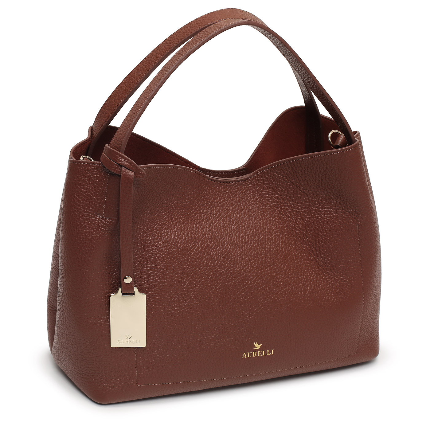 Кожаная сумка Aurelli Soft
