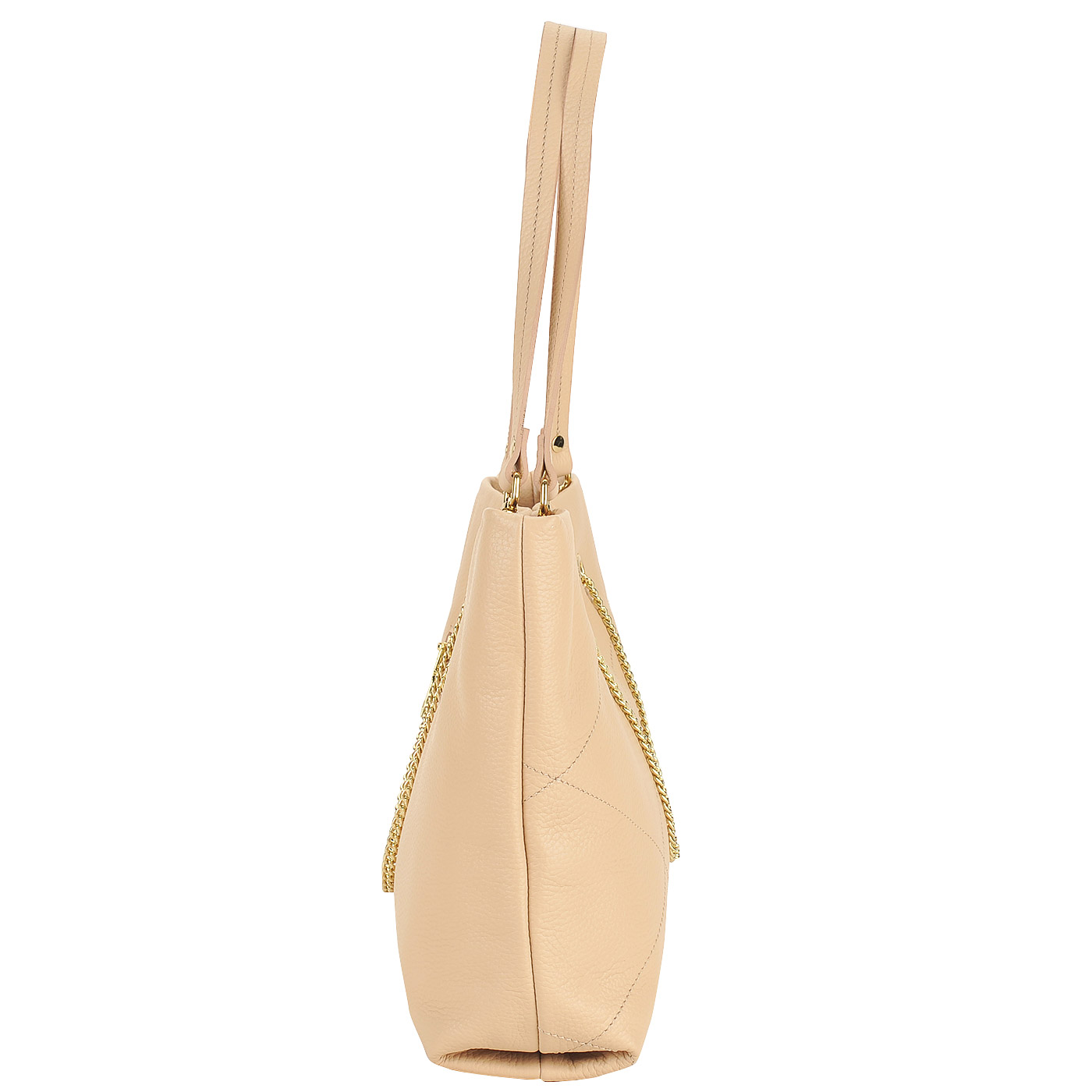 Вместительная женская сумка из натуральной кожи Chatte 