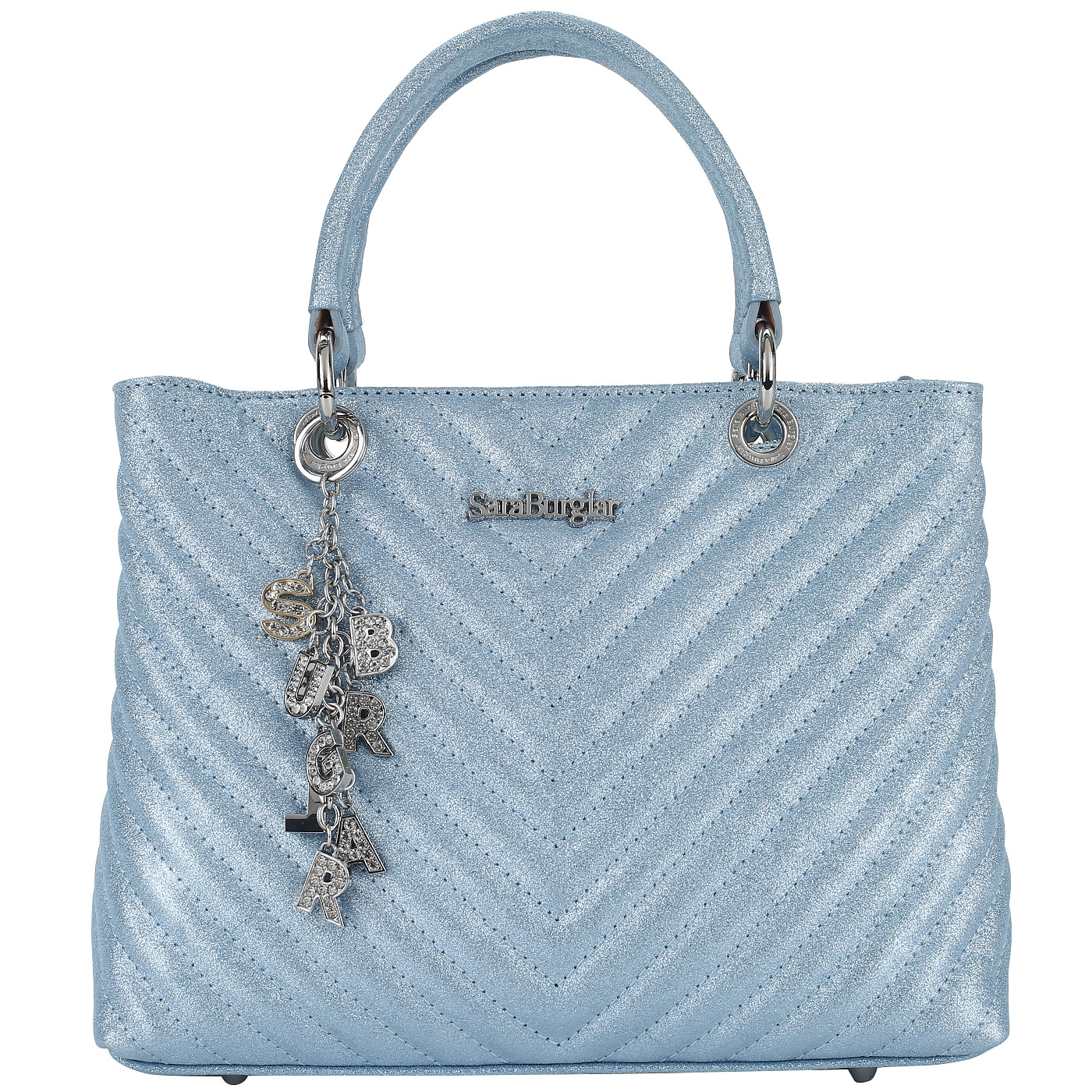 Sara Burglar Металлизированная сумка на молнии