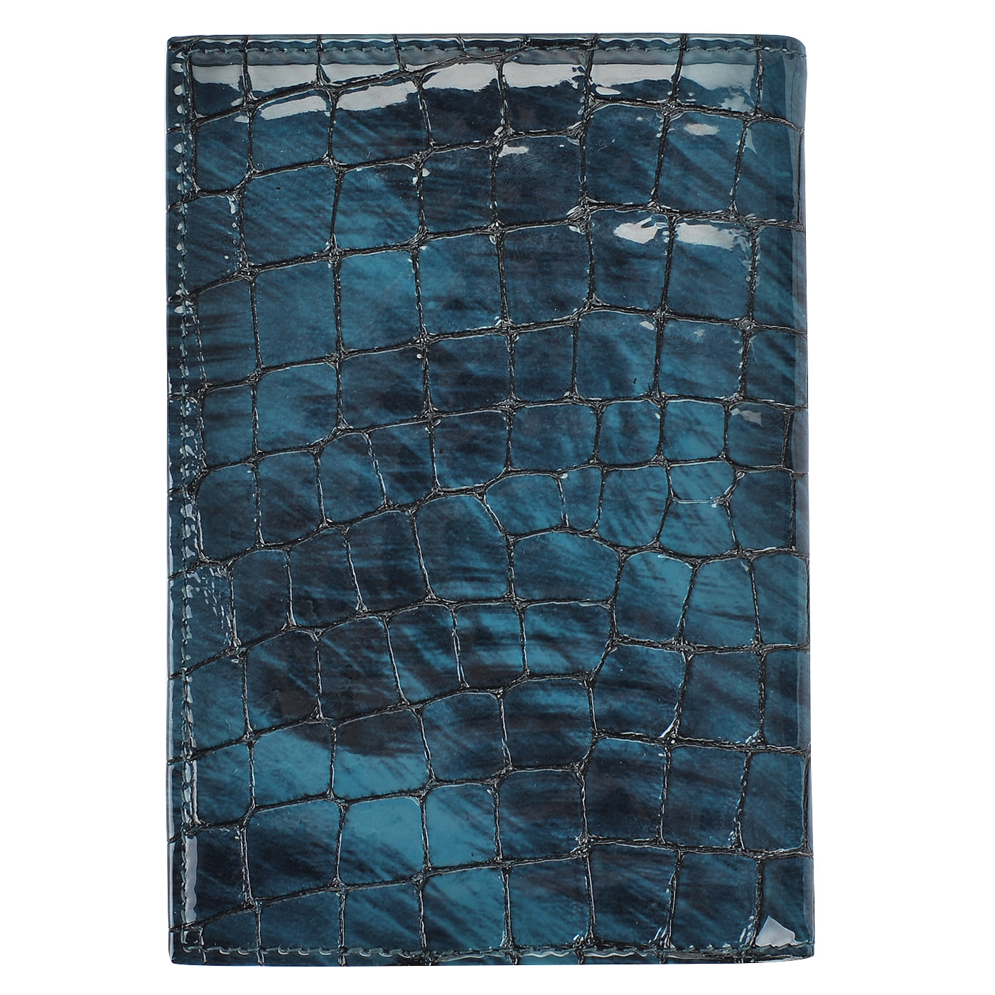 Кожаная обложка для паспорта с выделкой под крокодила Aurelli Divine