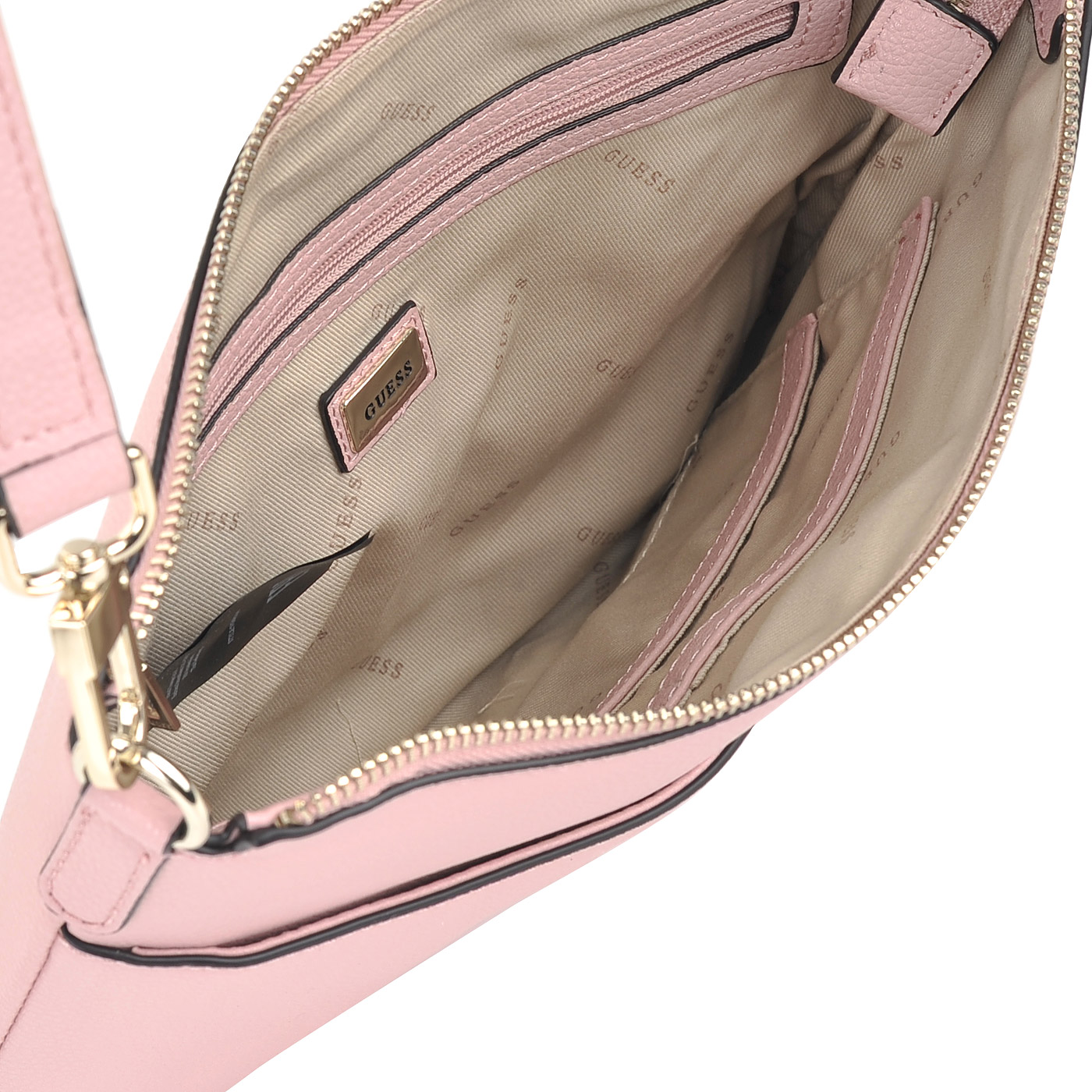 Женская сумка на молнии с плечевым ремешком Guess Digital