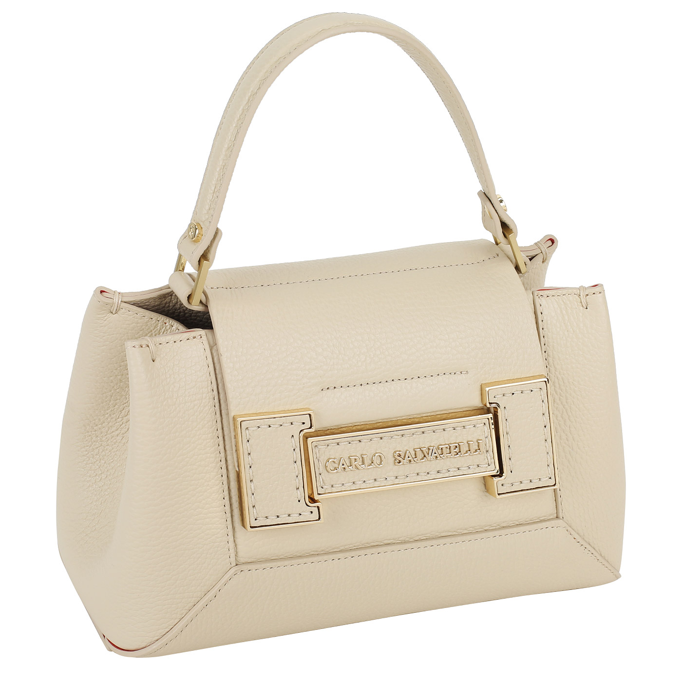 Кожаная сумка Carlo Salvatelli Marta gemma