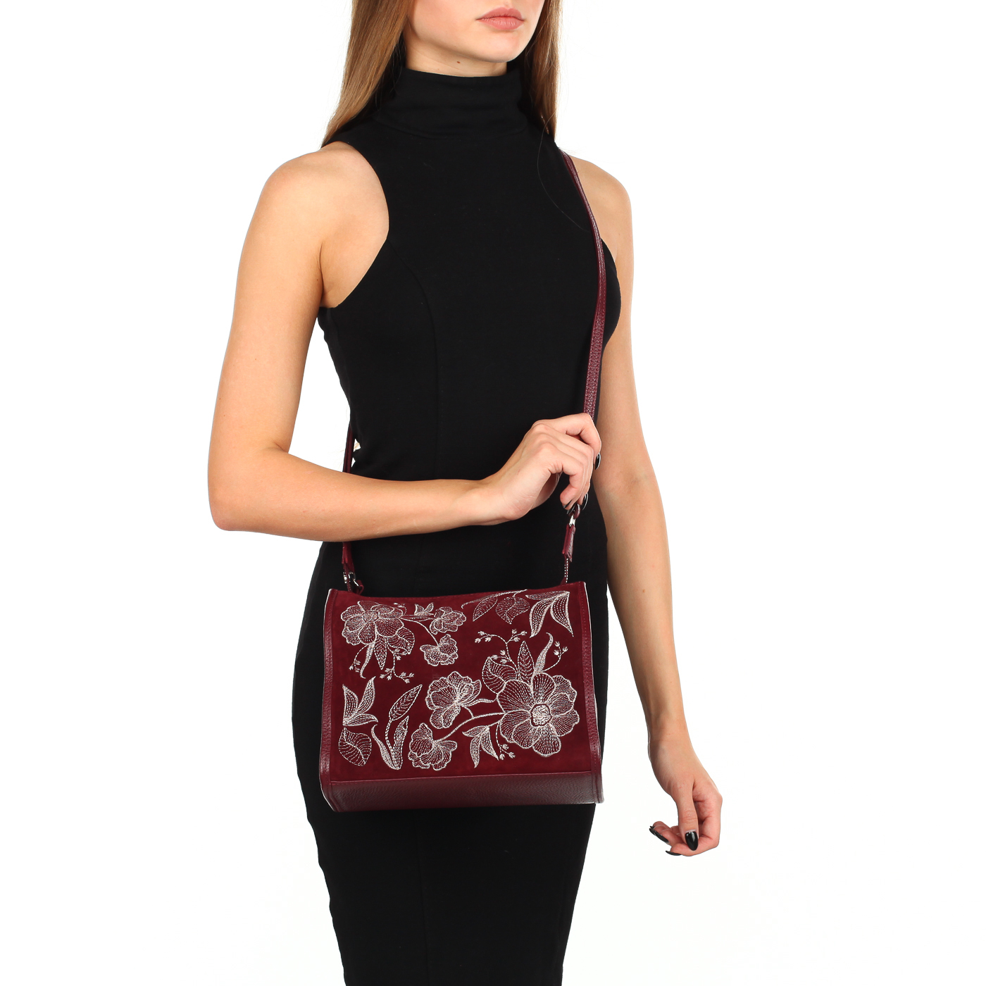 Сумочка через плечо с двумя отделами Marina Creazioni 