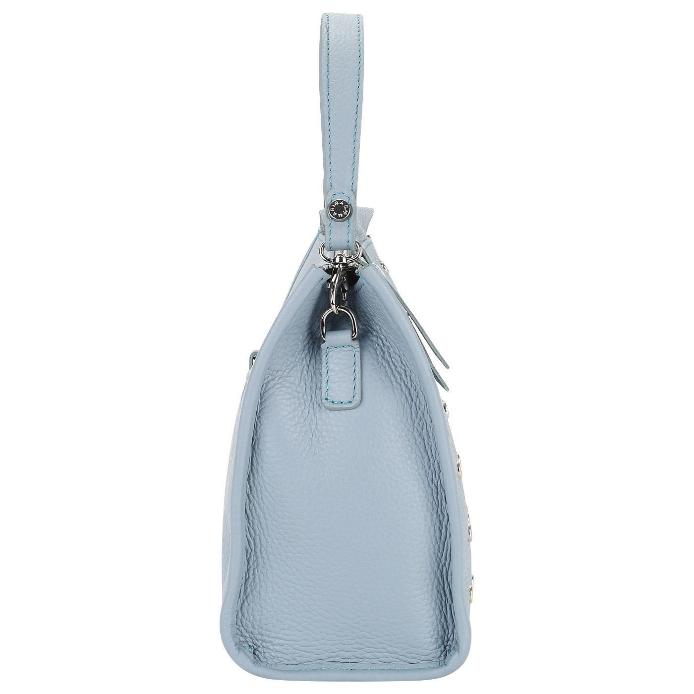 Кожаная сумка с клепками Marina Creazioni 