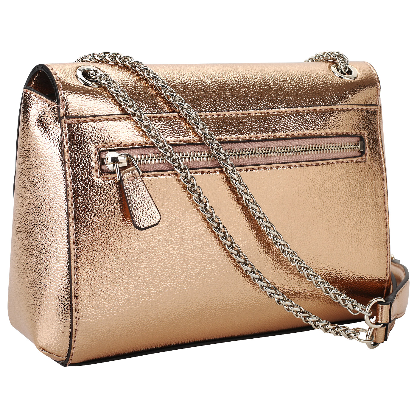 Золотистая сумочка Guess Carina