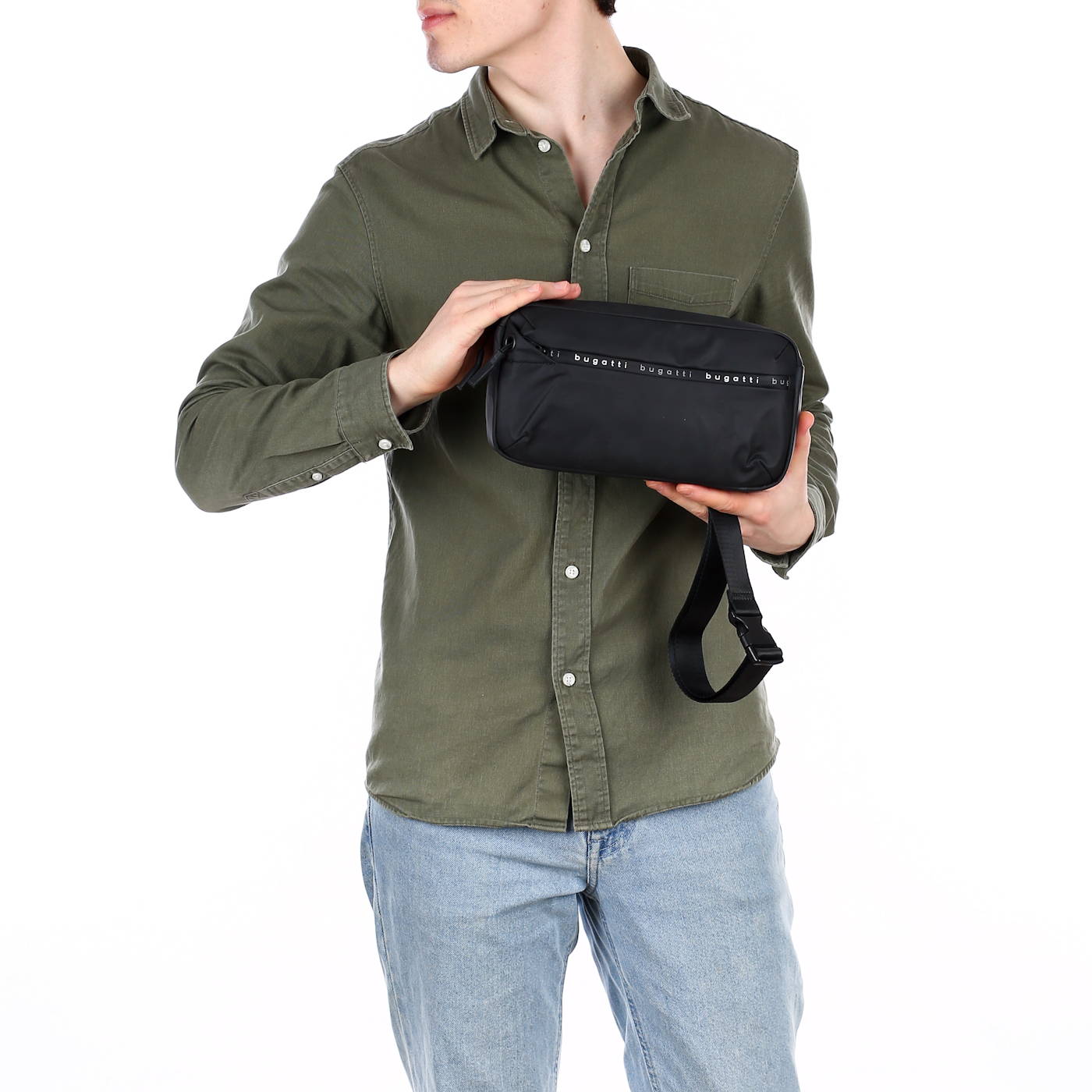 Поясная сумка Bugatti Blanc