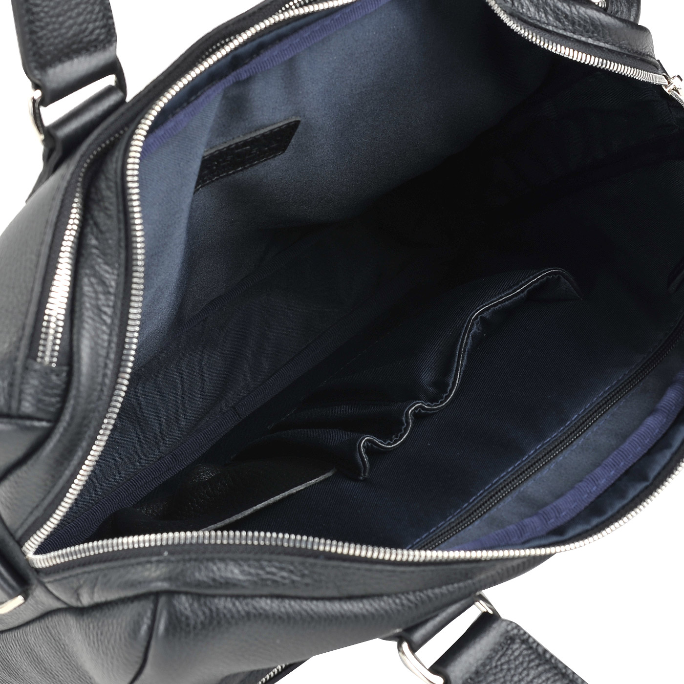 Вместительная мужская деловая сумка из натуральной кожи Stevens 