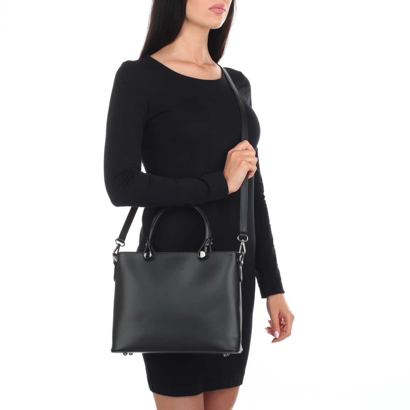 Сумка из гладкой кожи Sara Burglar Diva