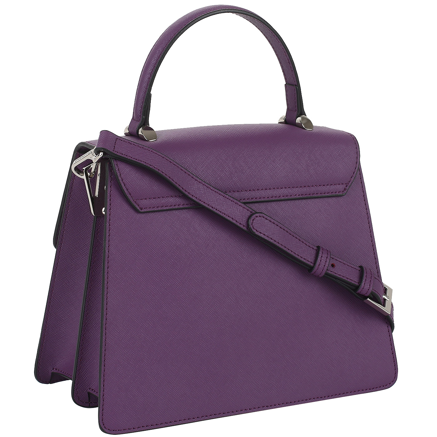 Сумочка-сэтчел из сафьяна Cromia Perla