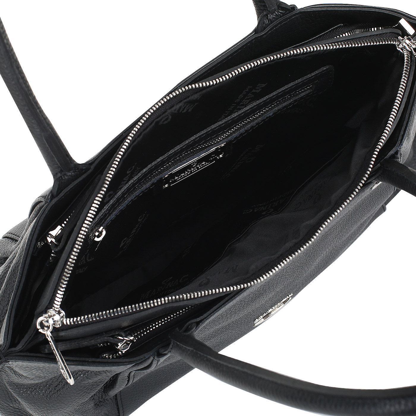 Кожаная сумка с тремя отделами Marina Creazioni 