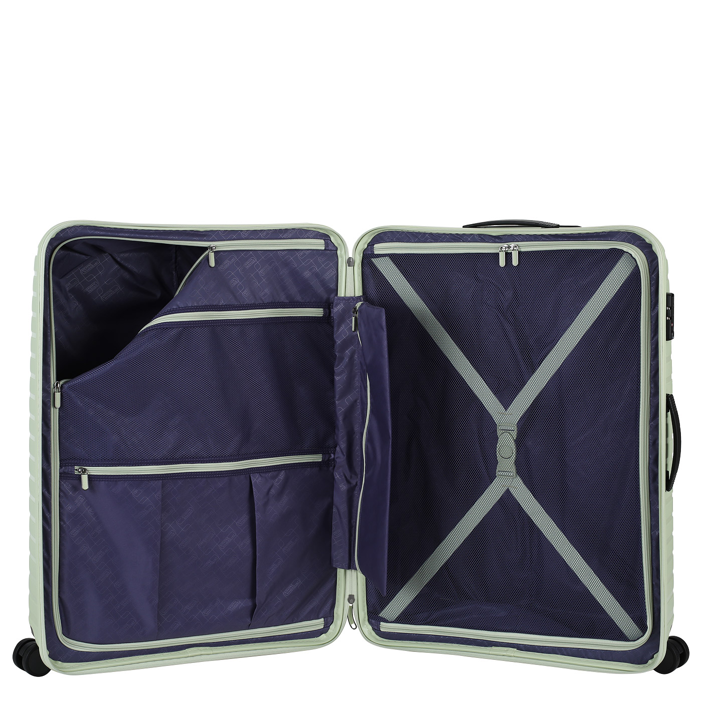 Чемодан большой L из полипропилена Stevens Bubble