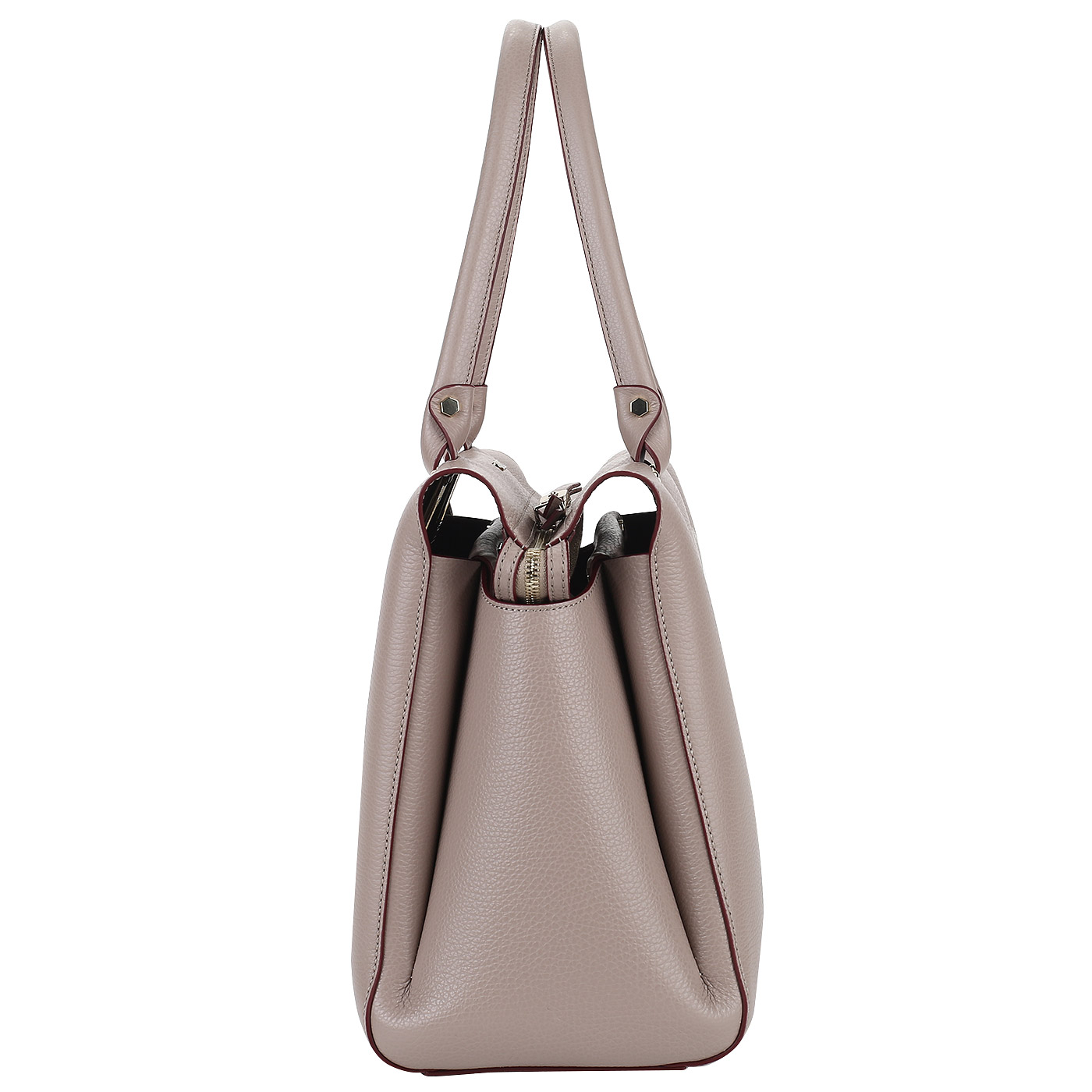 Кожаная сумка на двойной молнии Gironacci 