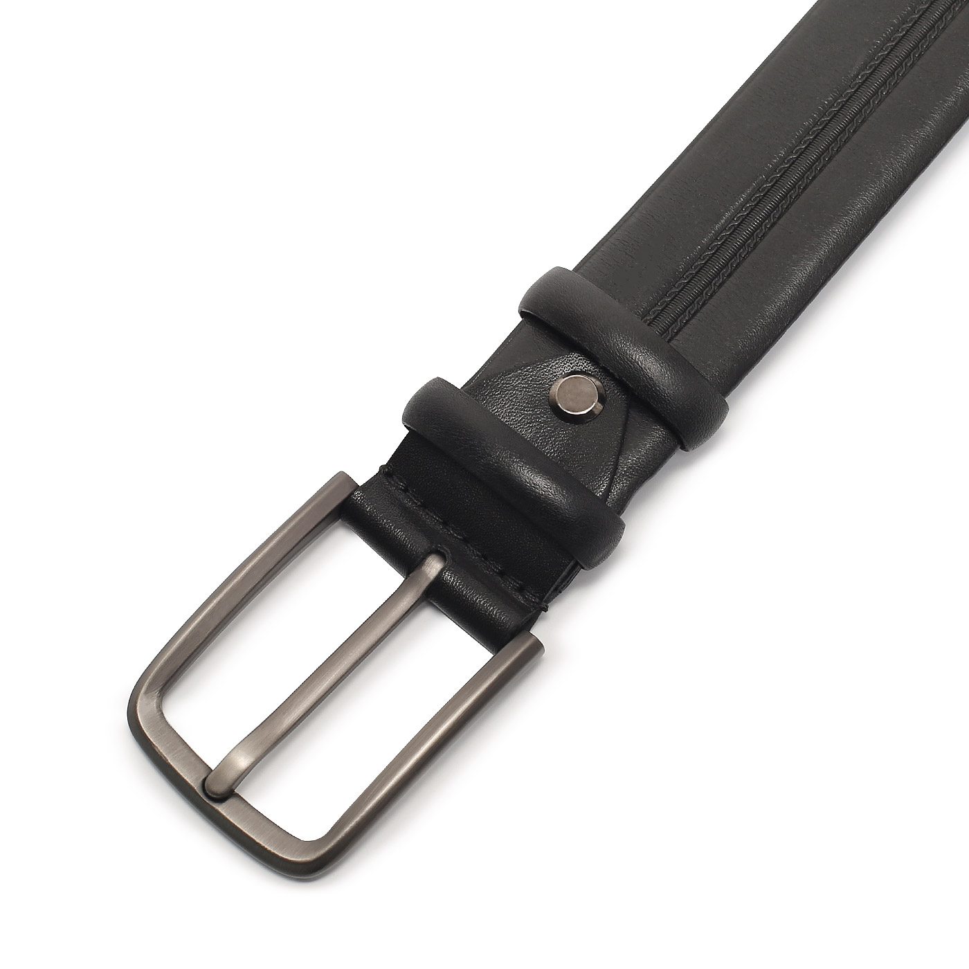 Ремень из гладкой кожи Stevens 