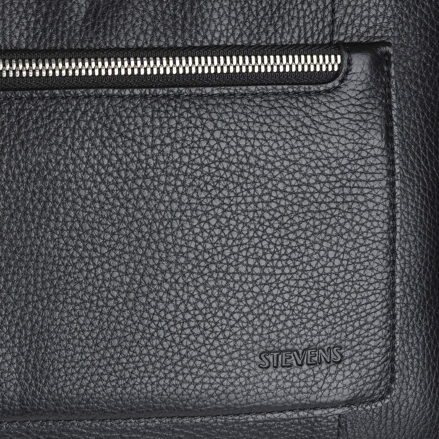 Деловая кожаная сумка с плечевым ремешком Stevens 