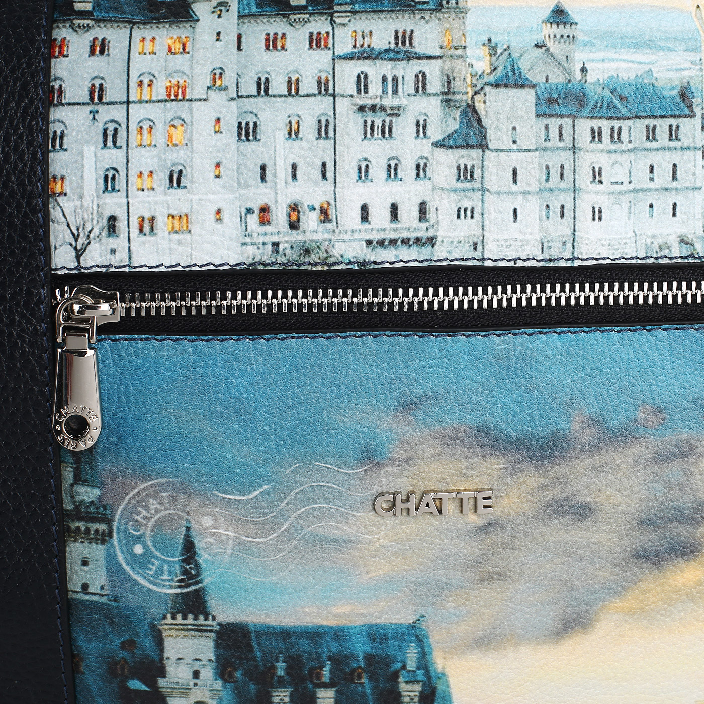 Дорожная сумка с принтом Chatte Lille