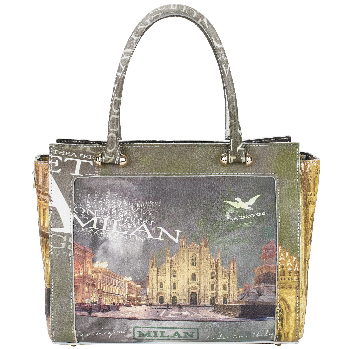 Acquanegra Сумка со съемным плечевым ремешком