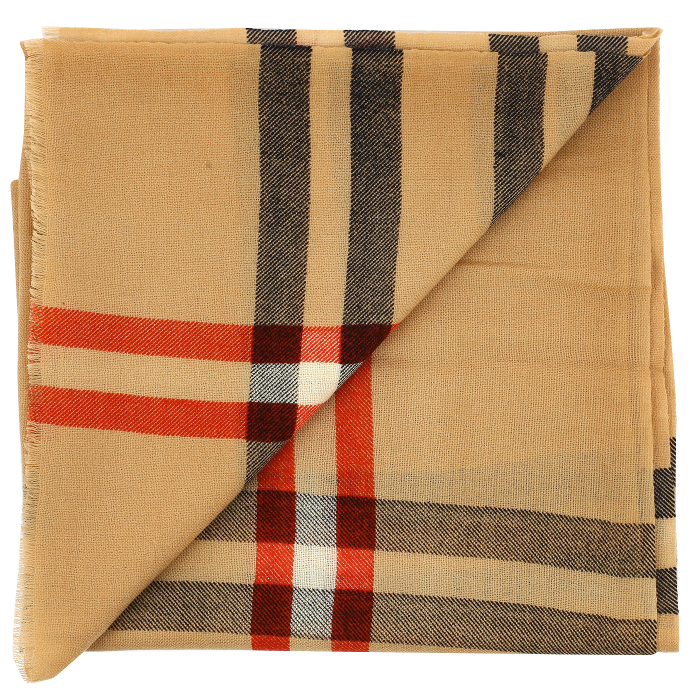 Клетчатый палантин из шерсти Dispacci 