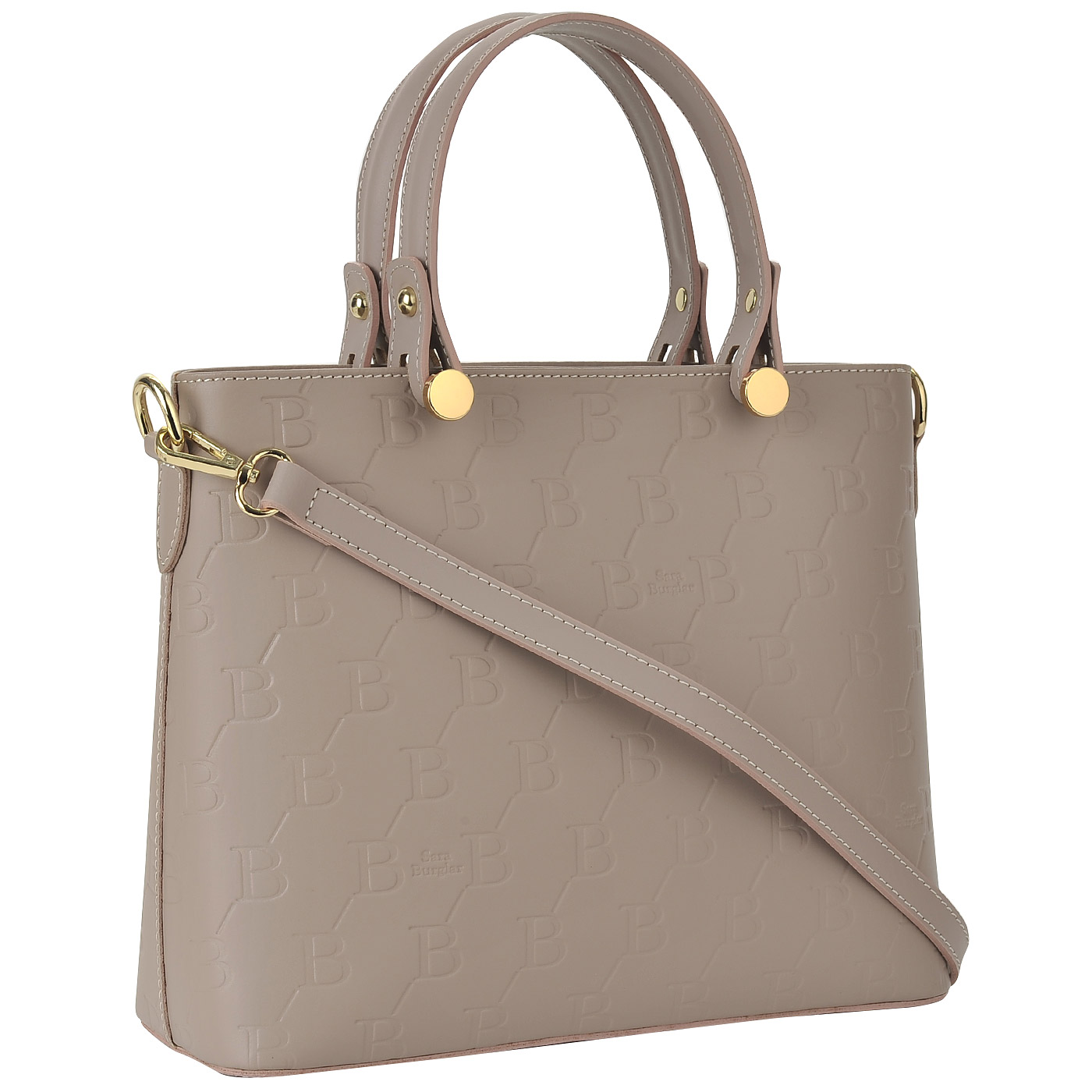 Женская кожаная сумка с тиснением Sara Burglar Diva