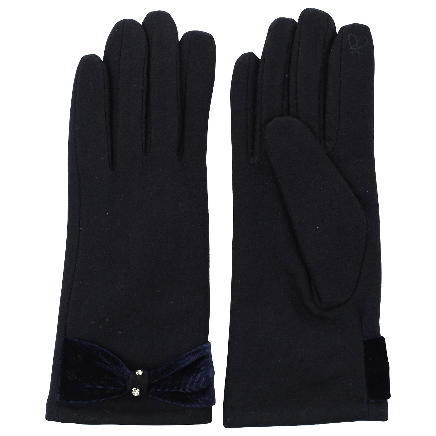Синие перчатки Pia Rossini 