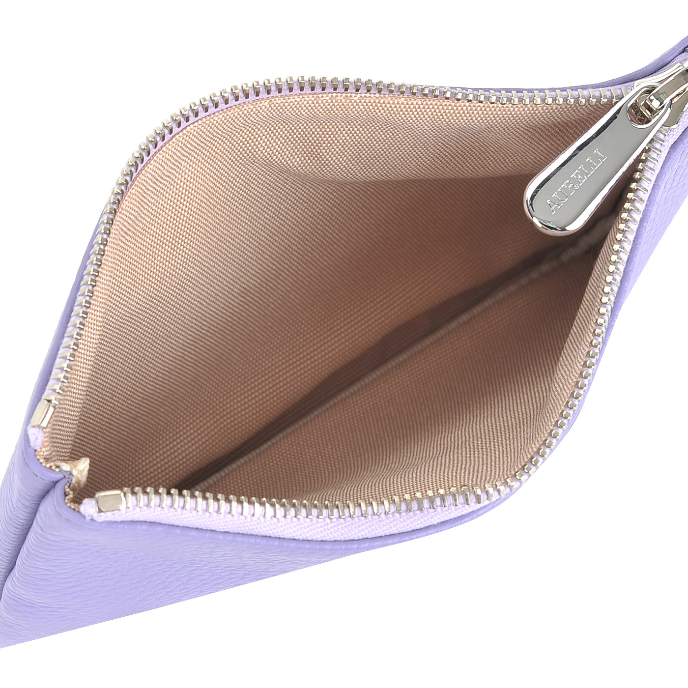 Женская косметичка из фиолетовой кожи Aurelli 