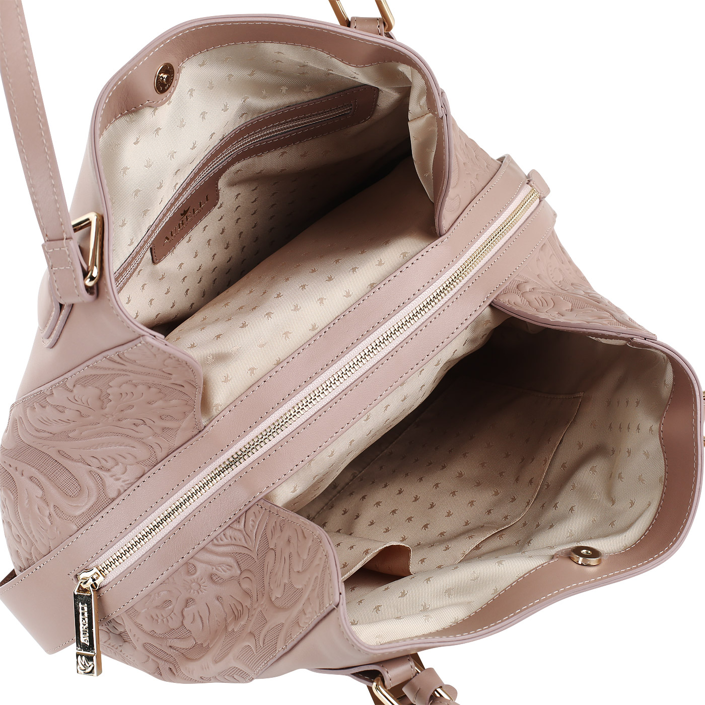 Мягкая сумка с тремя отделами Aurelli 